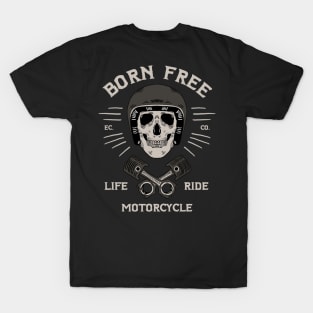 Skull Helmet Dark Edition T-Shirt